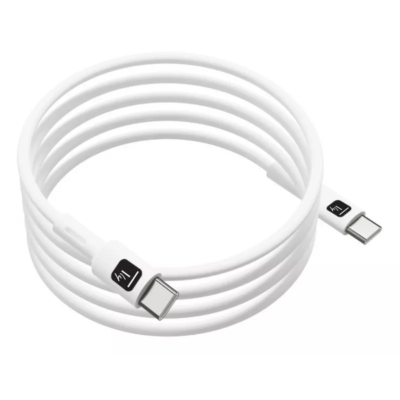 Techly ICOC-MUSB20-C60W1 USB kábel USB 2.0 1 m USB-C biely