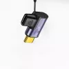 MicroConnect MC-USB4CCMF-MAGNETIC magnetický adaptér USB-C, zalomený o 90°, USB4, USB-C samec na samicu