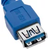 Techly USB 3.0 predlžovací kábel A konektor samec / A konektor samica 3 m modrý ICOC U3-AA-30-EX