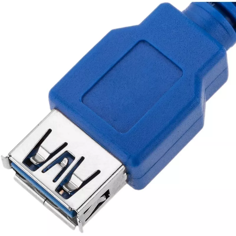 Techly USB 3.0 predlžovací kábel A konektor samec / A konektor samica 0,5m modrý ICOC U3-AA-005-EX