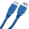 Techly USB 3.0 predlžovací kábel A konektor samec / A konektor samica 0,5m modrý ICOC U3-AA-005-EX