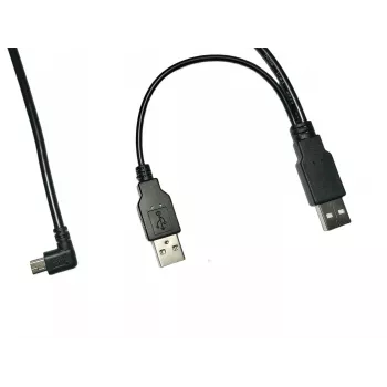MicroConnect MC-WA1945B rozdvojovací kábel, USB 2.0 A samec na USB 2.0 A samec + Mini USB samec