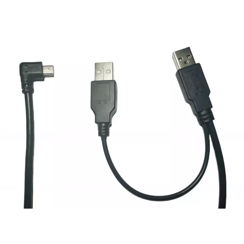 MicroConnect MC-WA1945B rozdvojovací kábel, USB 2.0 A samec na USB 2.0 A samec + Mini USB samec