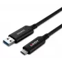 Lindy 50m USB 3.2 Gen 1 Type-A na C sklolaminátový hybridný kábel