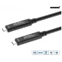 USB-C kábel MicroConnect MC-USB3.2CC10-8K-OP 10 m, podporuje až 8K