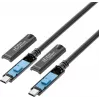 USB-C kábel MicroConnect MC-USB3.2CC15-8K-OP, 15 m, USB-C na USB-C, podpora 8K