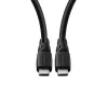 USB-C kábel MicroConnect ColorFlex 100W USB3.2CC03-LSZH, USB-C na USB-C, USB 3.2, 100W PD, plášť LSZH