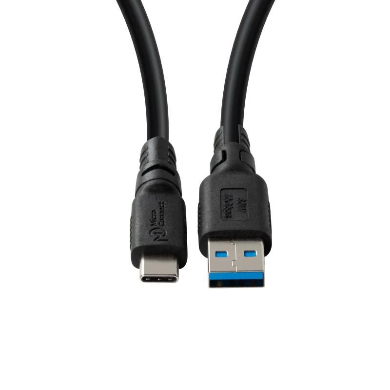 MicroConnect USB3.2AC3-LSZH ColorFlex kábel USB-C – USB-A, USB 3.2, 60 W, 10 Gbps, LSZH