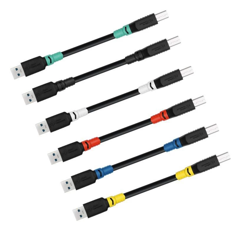 USB-A na B kábel MicroConnect ColorFlex USB 3.2 Gen 1 (USB 3.0) 1 m, LSZH