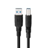 USB-A na B kábel MicroConnect ColorFlex USB 3.2 Gen 1 (USB 3.0) 1 m, LSZH