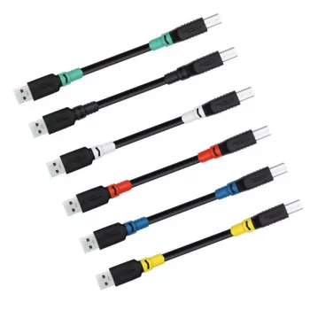 MicroConnect USB3.0AB3B-LSZH kábel USB 3.2 A-B Gen 1, 3 m, LSZH, ColorFlex