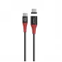 USB-C magnetický nabíjací kábel MicroConnect MC-MAGNETIC-CUSBC-SC-240W – 240 W Power Delivery, odnímateľný magnetický konektor