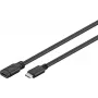 Microconnect MC-ITH-USBC-EX-002 USB kábel USB 3.2 Gen 1 (3.1 Gen 1) 1,8 m čierny