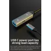 Microconnect USB3.0AAF20A USB kábel 20 m USB A čierny