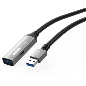 Microconnect USB3.0AAF20A USB kábel 20 m USB A čierny
