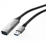 Microconnect USB3.0AAF20A USB kábel 20 m USB A čierny