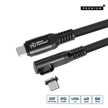 Microconnect MC-LS-USB4CC0.5-A USB kábel 0,5 m USB-C čierny