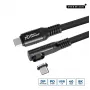 Microconnect MC-LS-USB4CC0.5-A USB kábel 0,5 m USB-C čierny