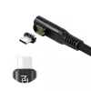 Microconnect MC-LS-USB4CC1.0-A USB kábel 1 m USB C čierny