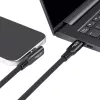 Microconnect MC-LS-USB4CC1.0-A USB kábel 1 m USB C čierny