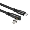 Microconnect MC-LS-USB4CC1.0-A USB kábel 1 m USB C čierny
