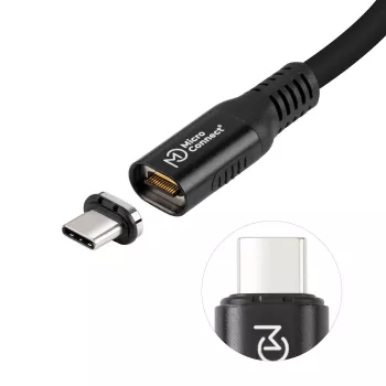 Microconnect MC-LS-USB4CC2.0 USB kábel 2 m USB C čierny