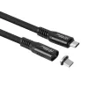 Microconnect MC-LS-USB4CC2.0 USB kábel 2 m USB C čierny