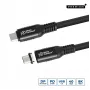 Microconnect MC-LS-USB4CC0.5 USB kábel 0,5 m USB C čierny
