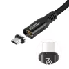 Microconnect MC-LS-USB4CC0.5 USB kábel 0,5 m USB C čierny
