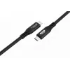 MicroConnect USB4CC05-240W-80GBPS Premium kábel USB4 Gen 4 USB-C, 0,5 m, 80 Gbps, 240 W