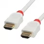 Lindy 41413 HDMI kábel 3 m HDMI typ A (štandard) červený, biely