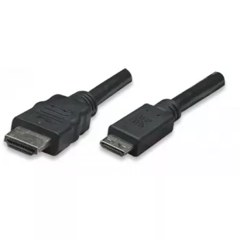 Techly ICOC-HDMI-B-015 HDMI kábel 1,8 m HDMI Type-A (štandard) HDMI Type-C (Mini) čierna