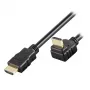 Techly 5m High Speed HDMI kábel s Ethernetom A/A M/M zahnutý čierny ICOC HDMI-LE-050