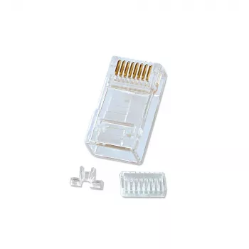 Lindy Nen tienený konektor RJ-45 samec, 8 pin CAT6, balenie 10 ks