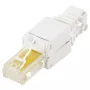 Spojka káblov LOGON TWP8P8TP RJ-45 Cat5e, transparentná/biela/žltá, balenie 10 ks