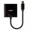 Lindy Mini DisplayPort na DVI aktívny konvertor 0,16 m čierny