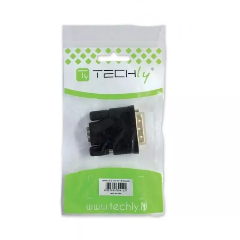 Techly DVI na analógový VGA F/M adaptér IADAP DVI-9100, VGA, DVI-I, čierny
