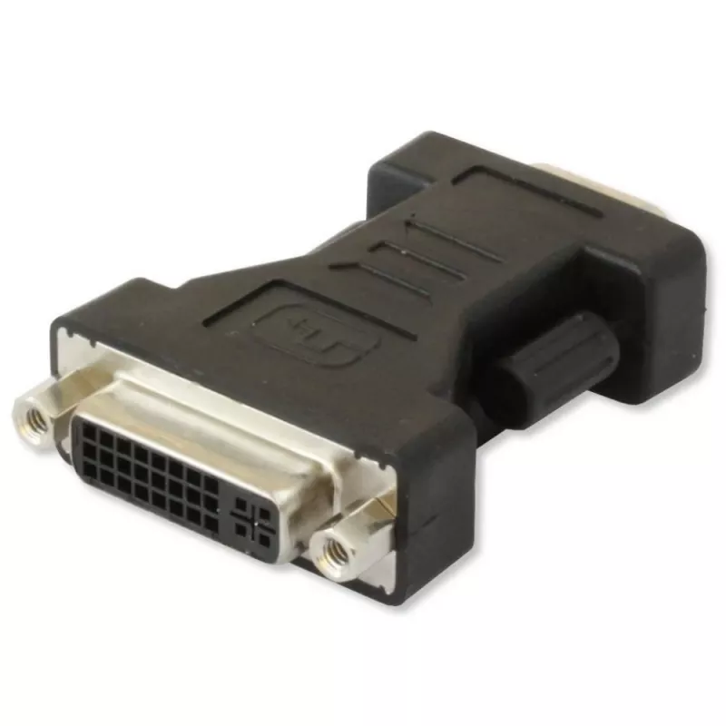 Techly DVI na analógový VGA F/M adaptér IADAP DVI-9100, VGA, DVI-I, čierny