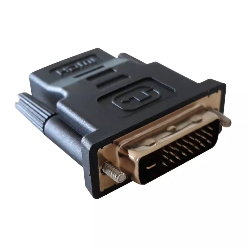 Káblový adaptér DVI-D čierny Techly IADAP-DVI-HDMI-F
