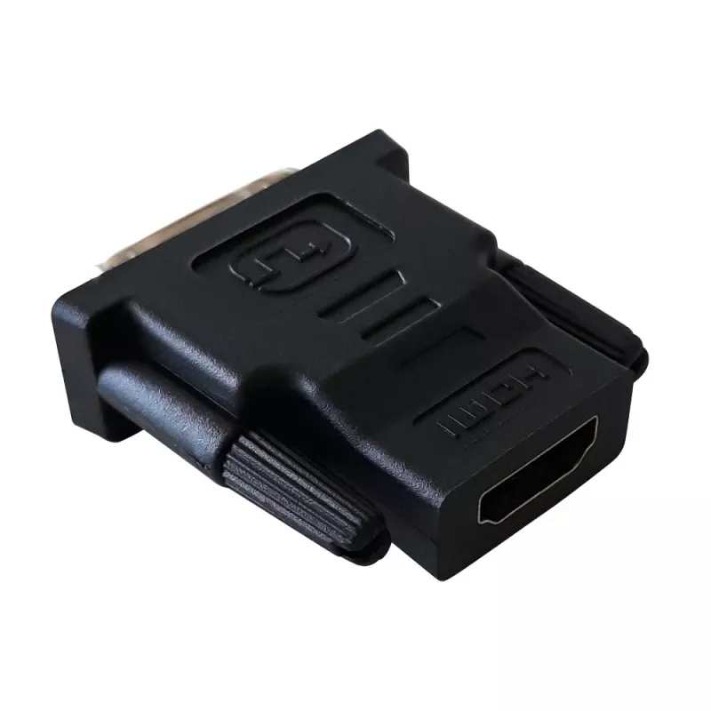 Káblový adaptér DVI-D čierny Techly IADAP-DVI-HDMI-F