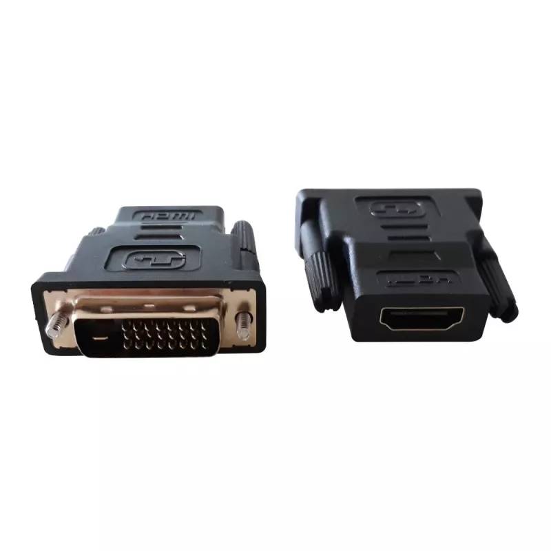 Káblový adaptér DVI-D čierny Techly IADAP-DVI-HDMI-F