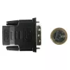 Káblový adaptér DVI-D čierny Techly IADAP-DVI-HDMI-F
