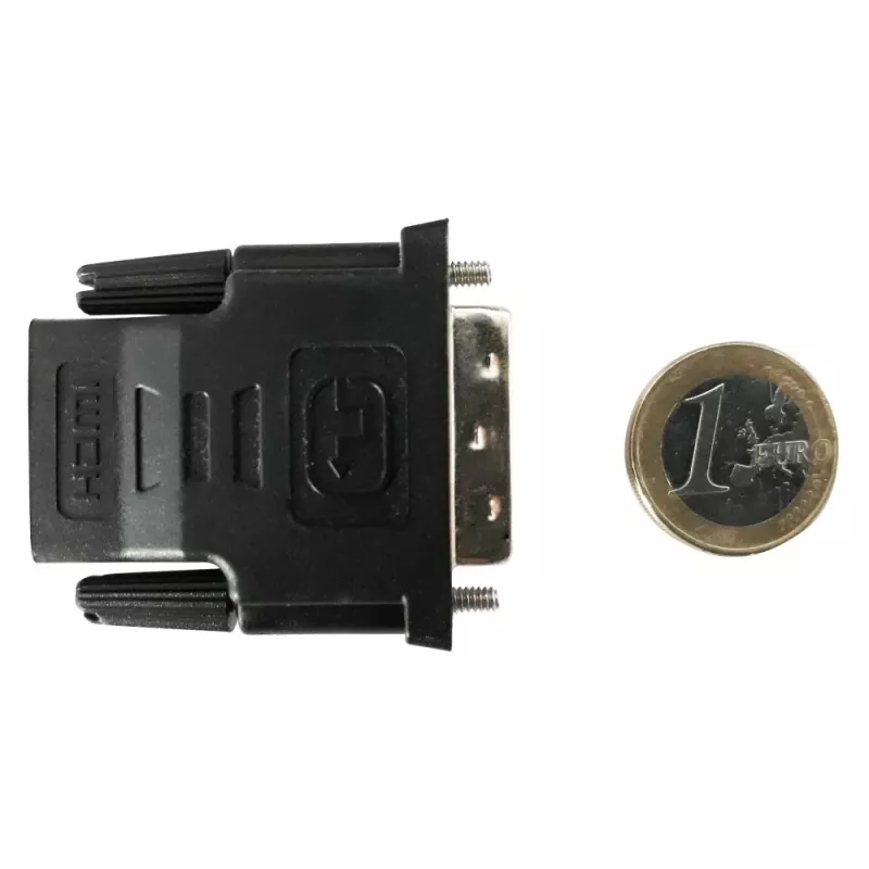 Káblový adaptér DVI-D čierny Techly IADAP-DVI-HDMI-F