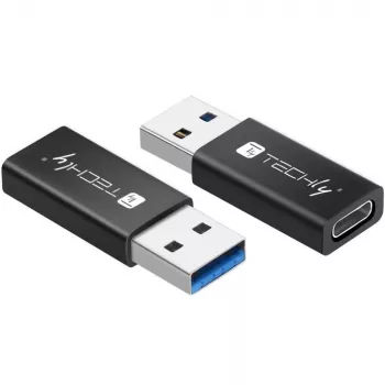 USB adaptér Techly IADAP USB3-AFT USB A na USB C čierny