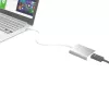 j5create JUA354 USB 3.0 na 4K HDMI display adaptér strieborná