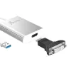 j5create JUA354 USB 3.0 na 4K HDMI display adaptér strieborná
