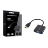 Conceptronic ABBY20B HDMI na VGA adaptér, 0,25 m, HDMI typ A (štandard), VGA (D-Sub), konektor samec, konektor samica, rovný