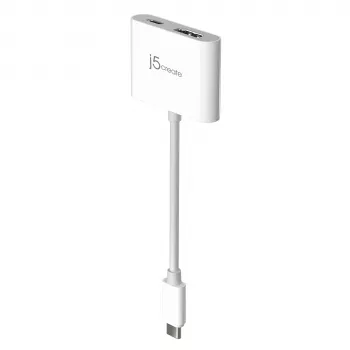 j5create JCA152 USB-C® na 4K HDMI™ adaptér s Power Delivery, čierna