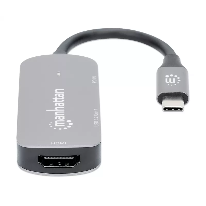 Manhattan USB-C dok/hub HDMI USB-A USB-C 100W Power Delivery 4K 60Hz