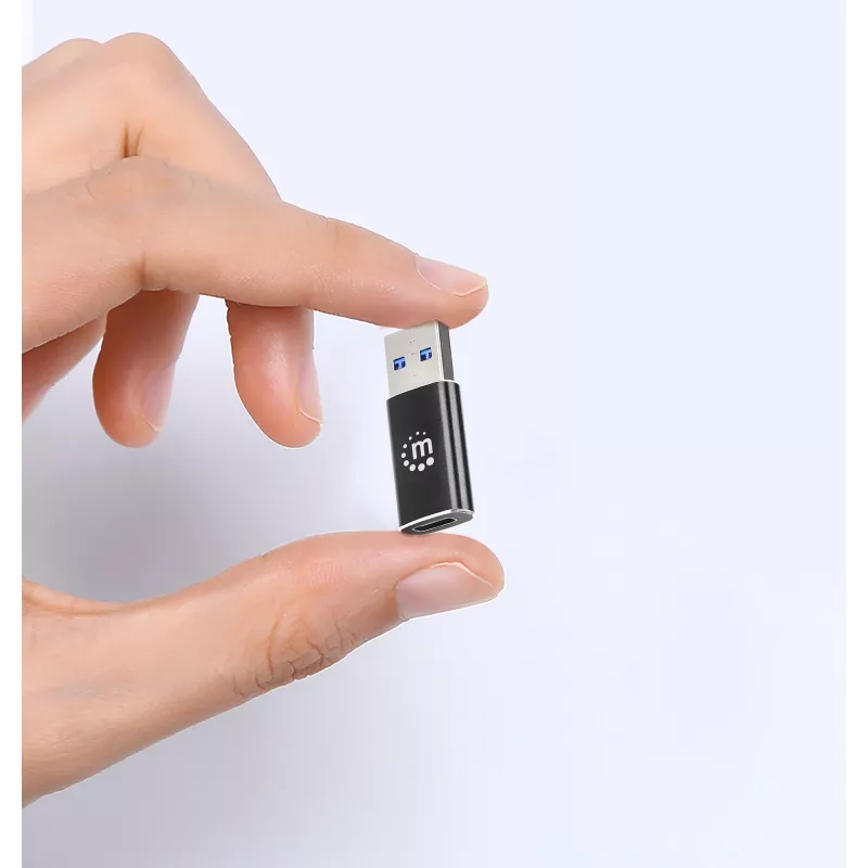 Manhattan 153980 adaptér USB-C (zásuvka) na USB-A (zástrčka), USB 3.2 Gen 2, 10 Gbps